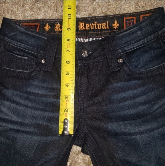 Women’s Rock Revival Jeans Skinny Debbie Size 27 - Picture 3 of 12